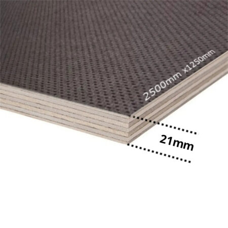 Siebdruckplatte Pappel 250 × 125 cm, 21 mm, Sieb/Film