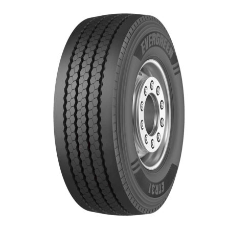 Komplettrad Evergreen MultiRoute ETR31 Trailerreifen 385/65 R22.5 auf Alufelge